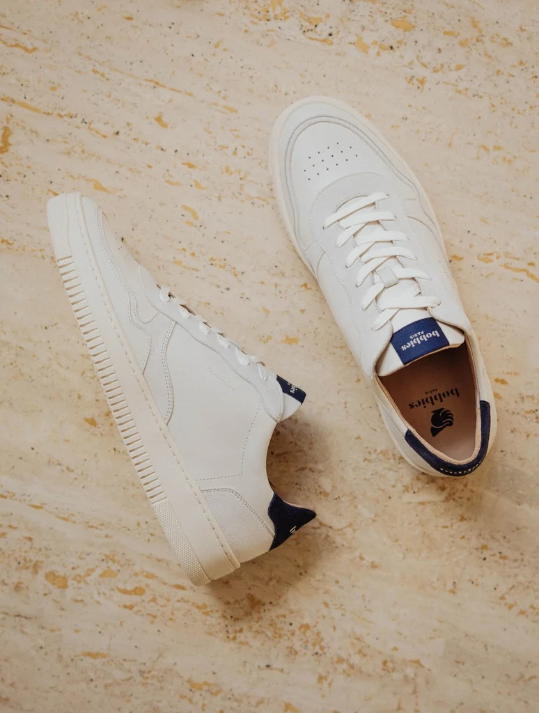Travis - Blanc Cassé & Bleu Marine