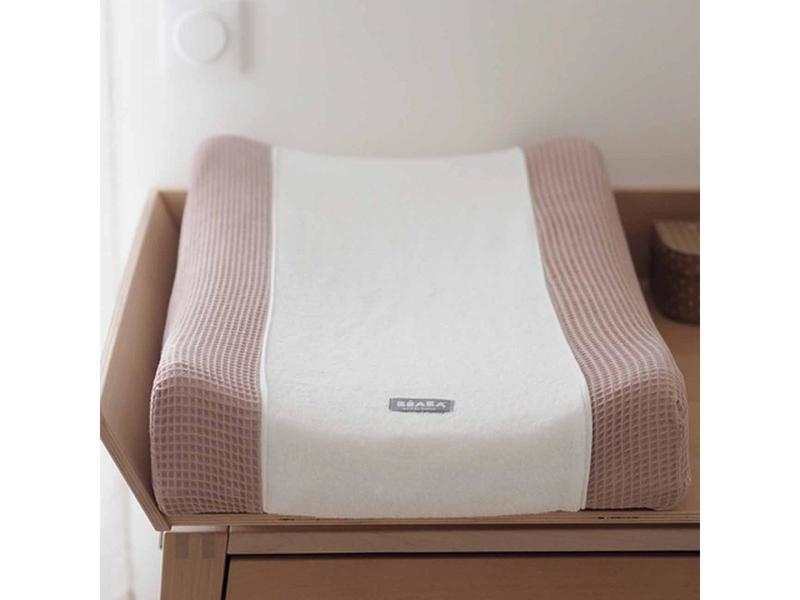 Housse matelas à langer SOFALANGE vieux rose