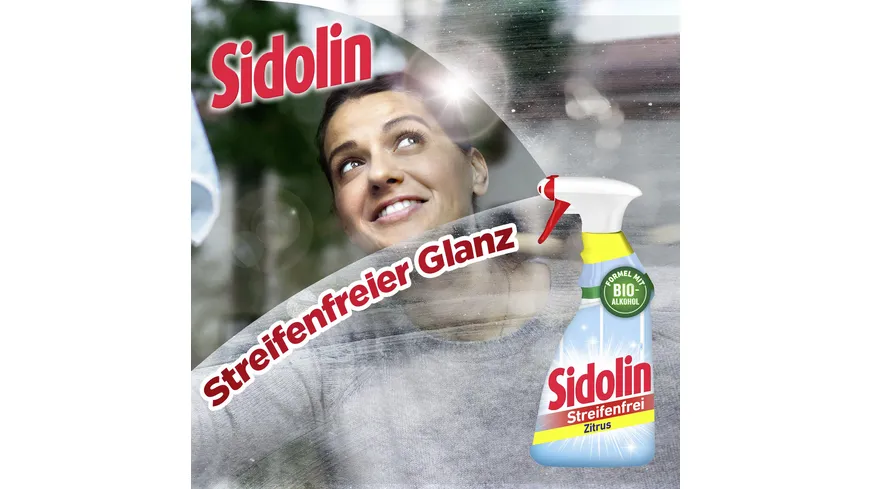 SIDOLIN Streifenfrei Zitrus 500 ml
