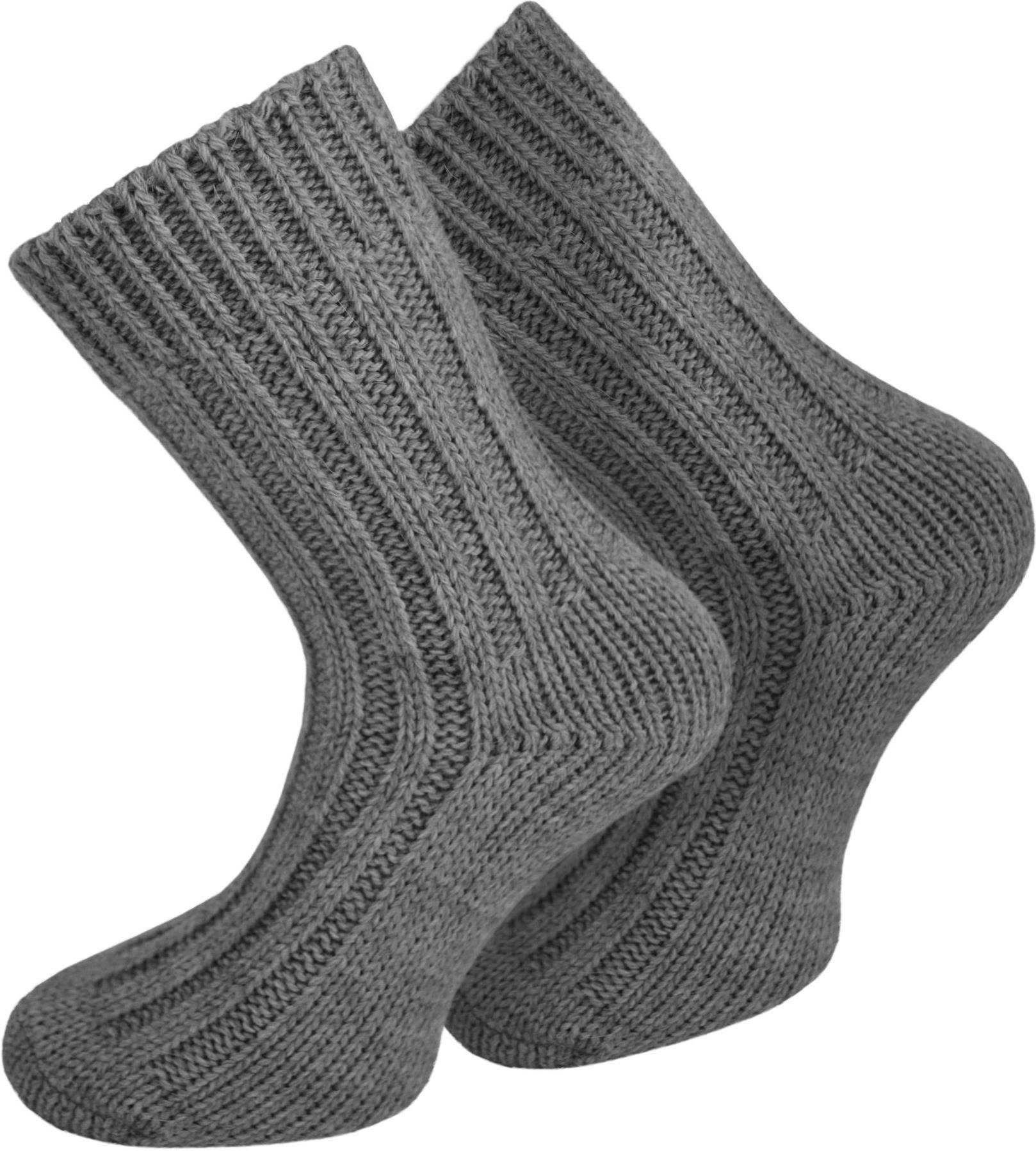 normani Thermosocken 2 Paar Alpaka-Socken mit Wolle (Set, 2 Paar) hochwertige Alpaka-Wolle