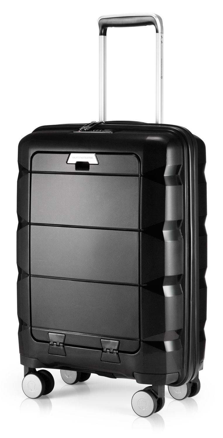 Britz - hand luggage hard case trolley, TSA, 55 cm, 34 liters dark green