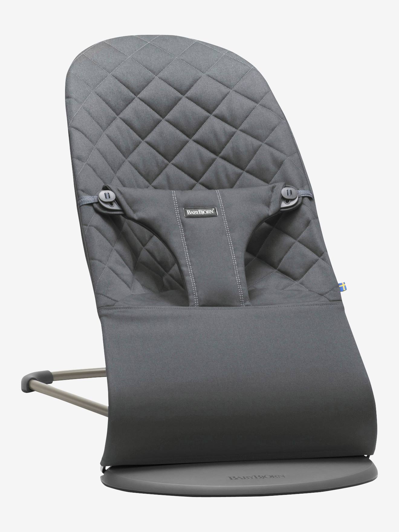 Transat Bliss en coton BabyBjörn gris sable