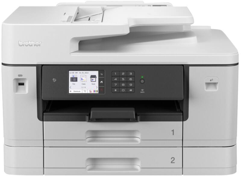 Brother MFC-J6940DW Farb Tintenstrahl Multifunktionsdrucker DIN A3 Grau, Weiß