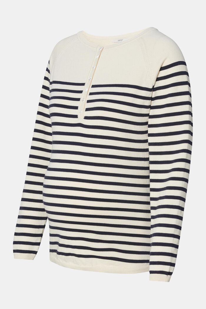 Gestreiftes Umstands-Sweatshirt