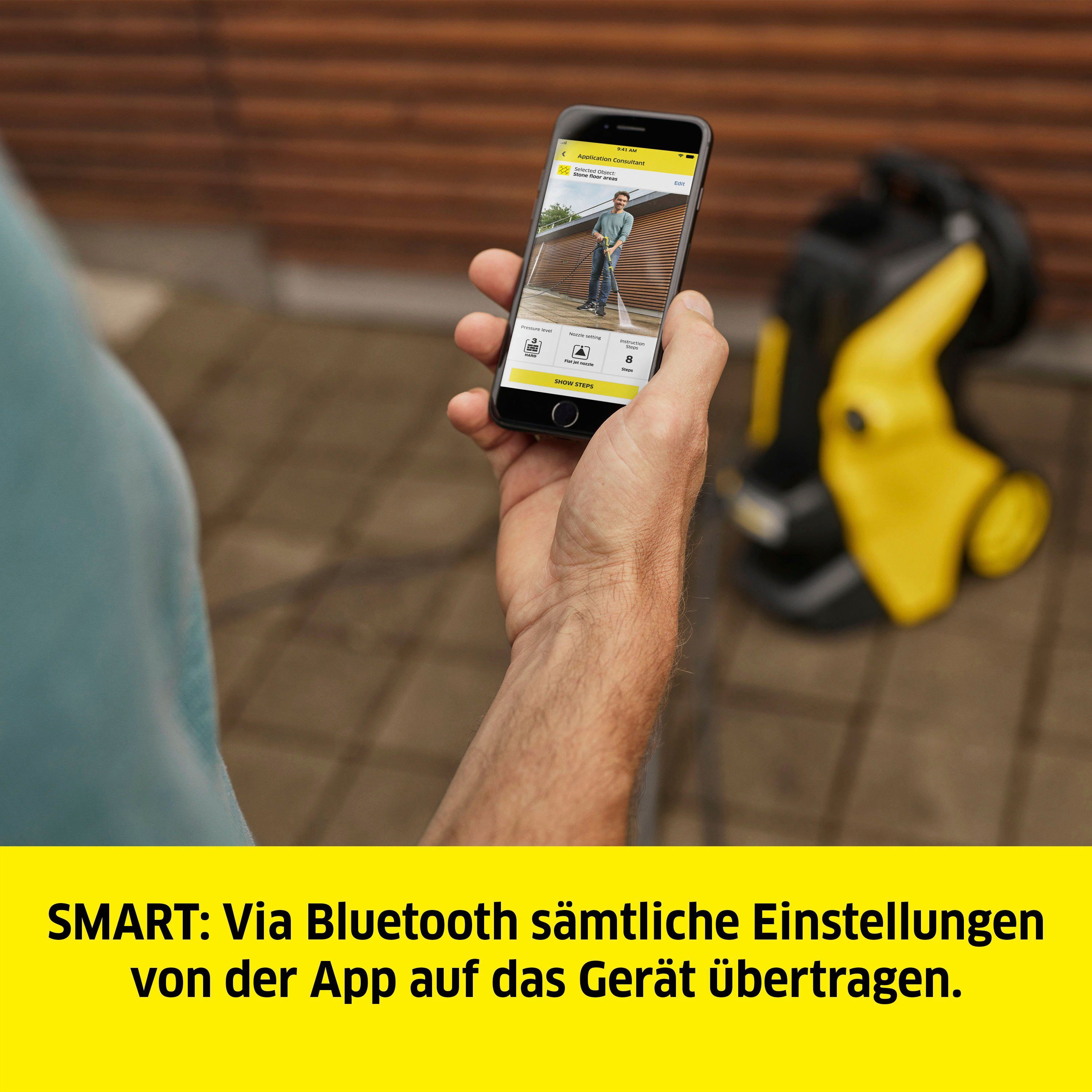 KÄRCHER Hochdruckreiniger K 5 Premium Smart Control, Druck max: 145 bar, Fördermenge max: 500 l/h, Home & Garden App, Smart Control-Pistole