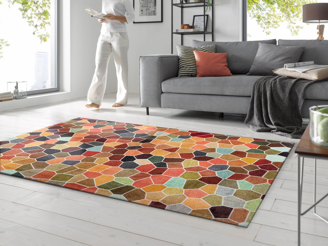 Fuma Rutschfeste Fußmatte Splendour 200 x 140 cm