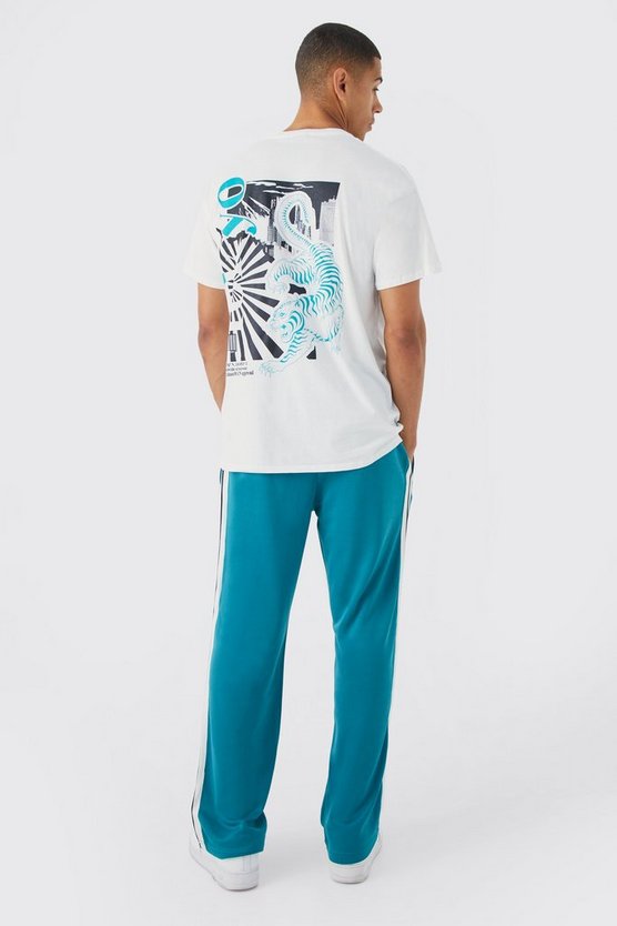 Oversize Trikot-Jogginghose