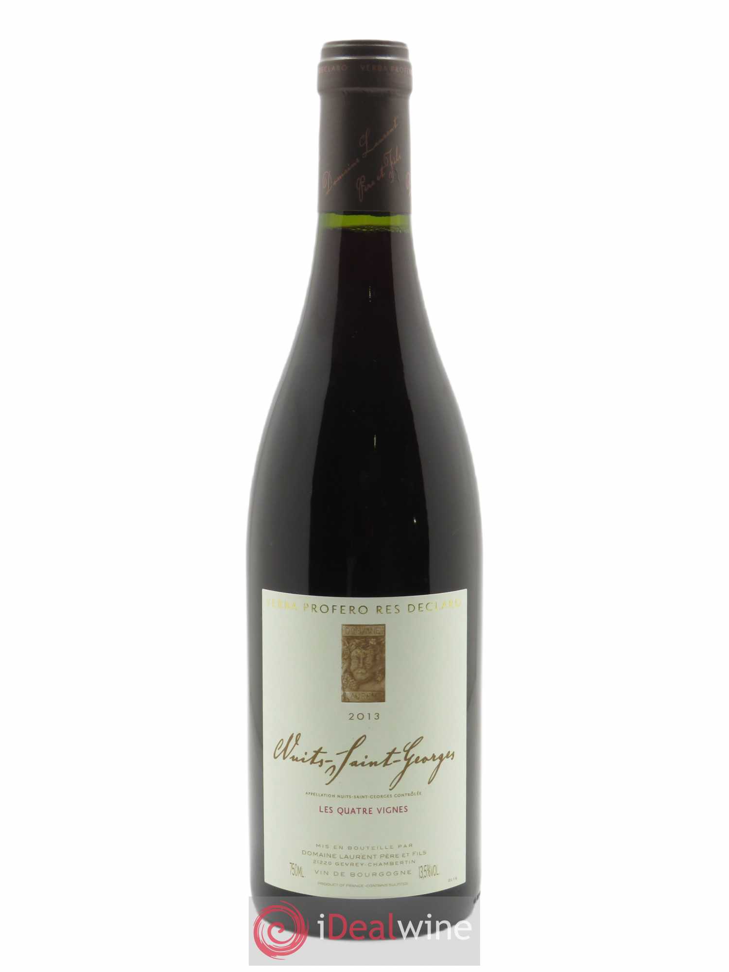 Nuits Saint-Georges Les 4 vignes Laurent Père et Fils (Domaine)  2013 - Lot de 1 Bouteille