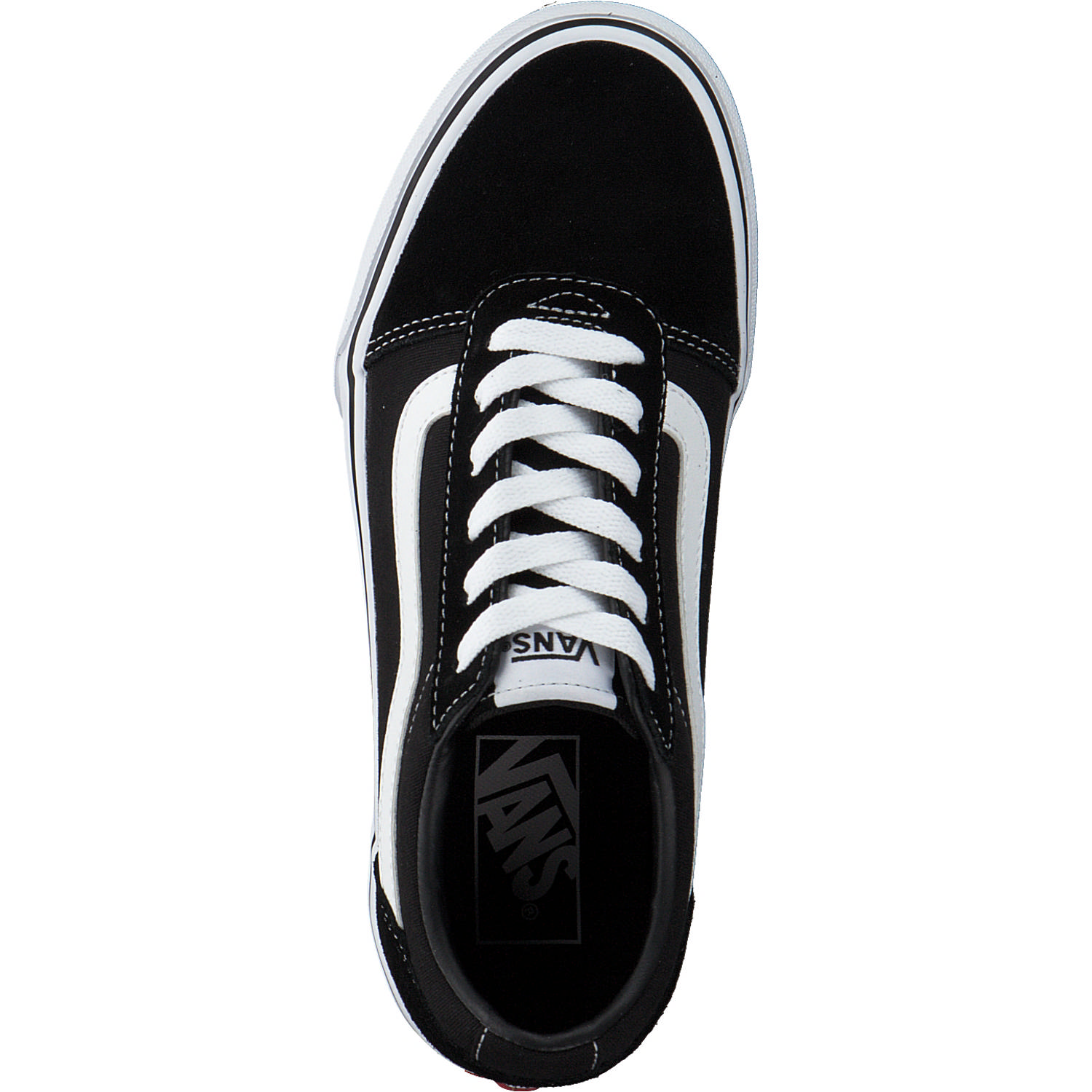 Vans Ward VN0A3IUN, Sneakers Low, Damen, Schwarz (Black/White)