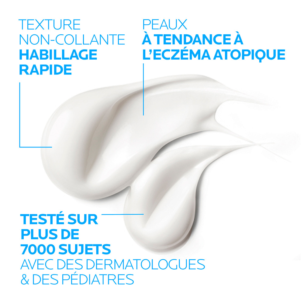 La Roche-Posay Lipikar Baume AP+M relipidant triple réparation 400ml Baume texture crème pour peaux sèches àtendance eczema atopique