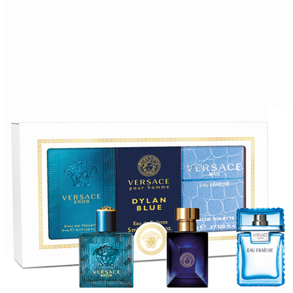 Versace Versace Men's Trio Eau de Toilette Gift Set