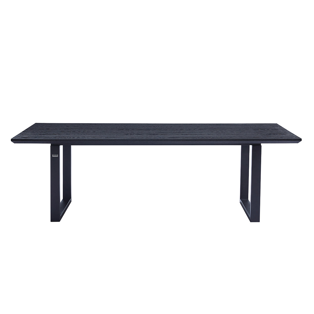 Home Deluxe HOME DELUXE Esstisch Eckig AVENCIA inkl. U-Fuß - 240 x 120 cm Dark Oak