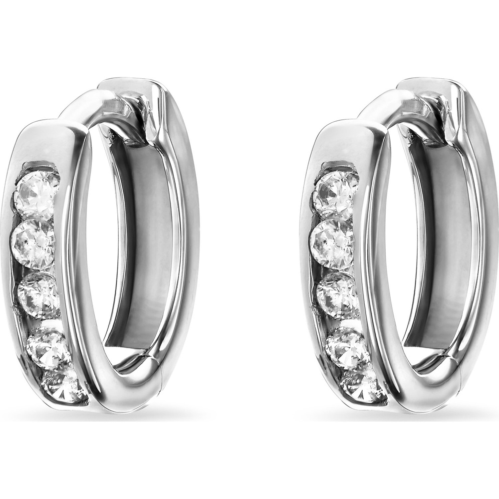 FAVS Créoles 925 Argent Boucles d'oreilles