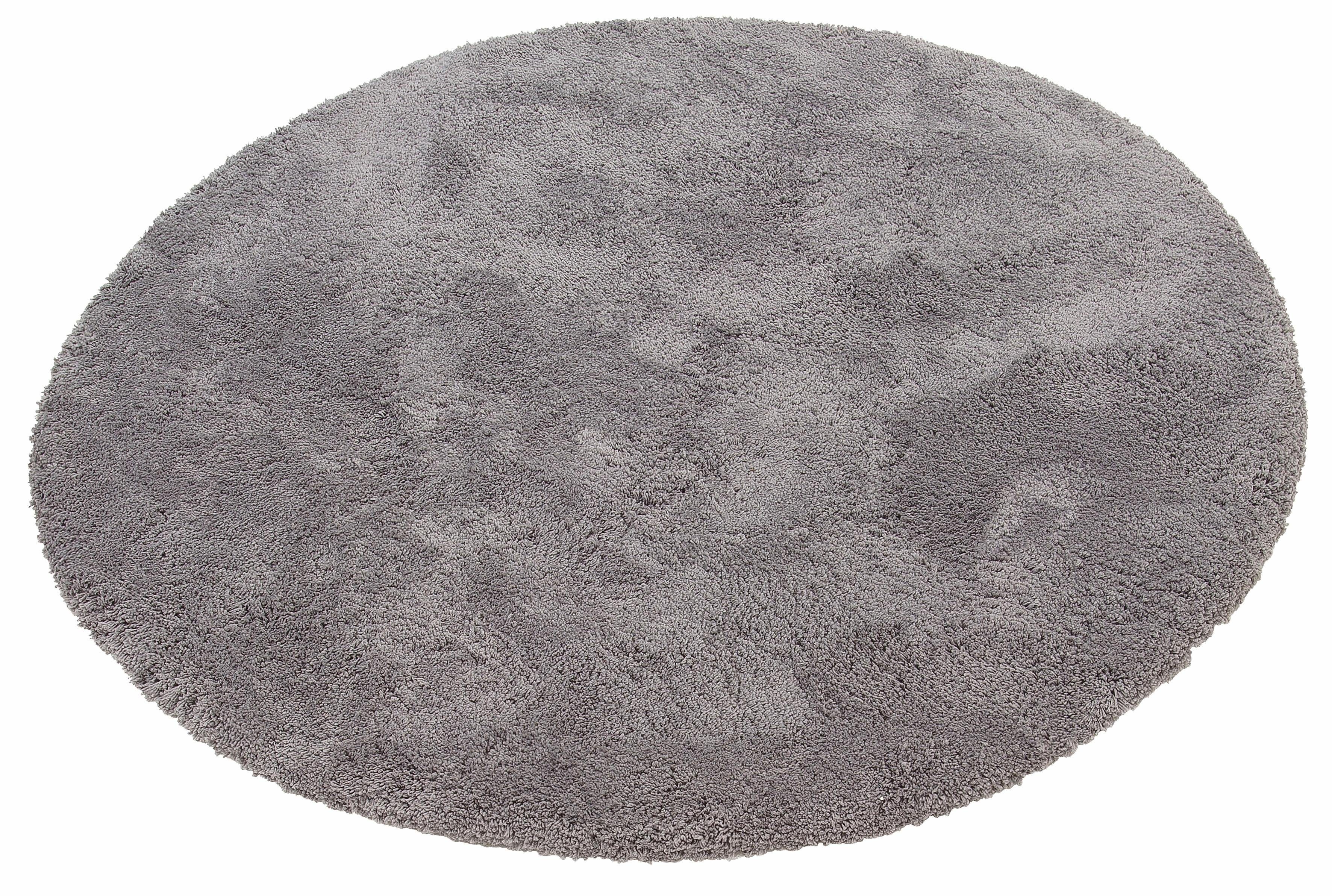 Teppich Desner, my home, rund, Höhe: 38 mm, Microfaser, Hochflor Teppiche, Wohnzimmer, Schlafzimmer, Kinderzimmer
