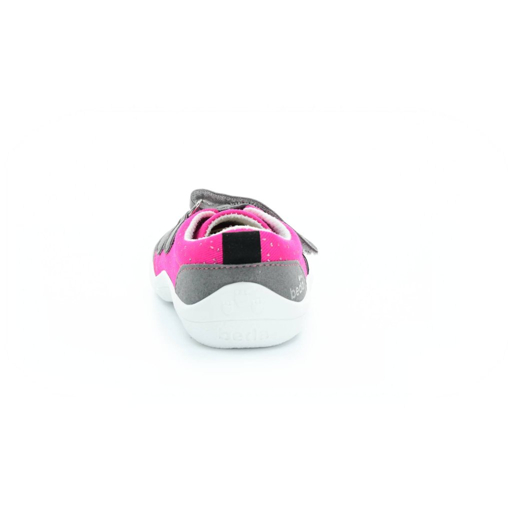 Beda Rosa glänzende Barfuß-Halbschuhe (BF 0001/TEW/W/PR2)