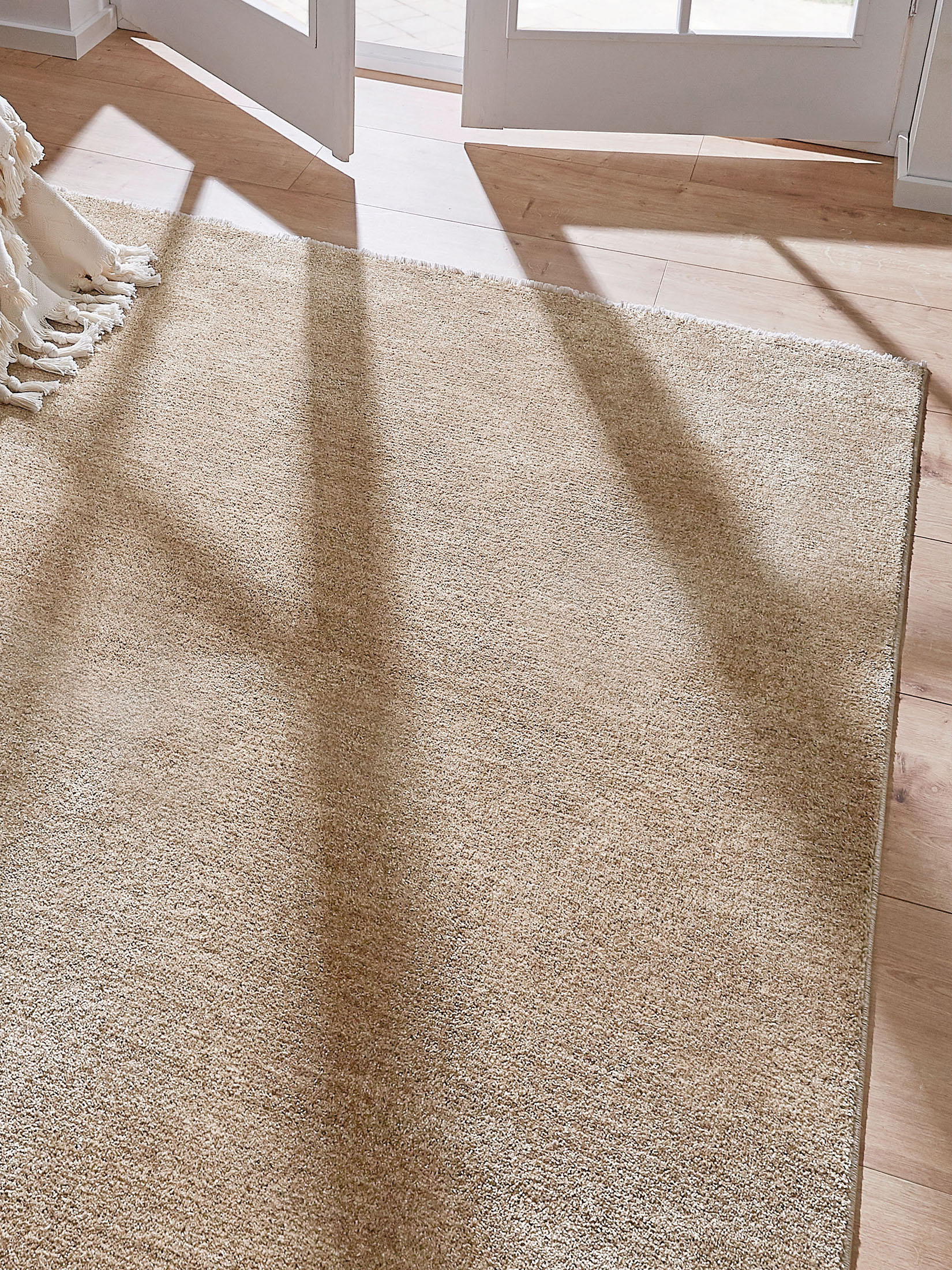Barinas Hochflor-Teppich, Sand