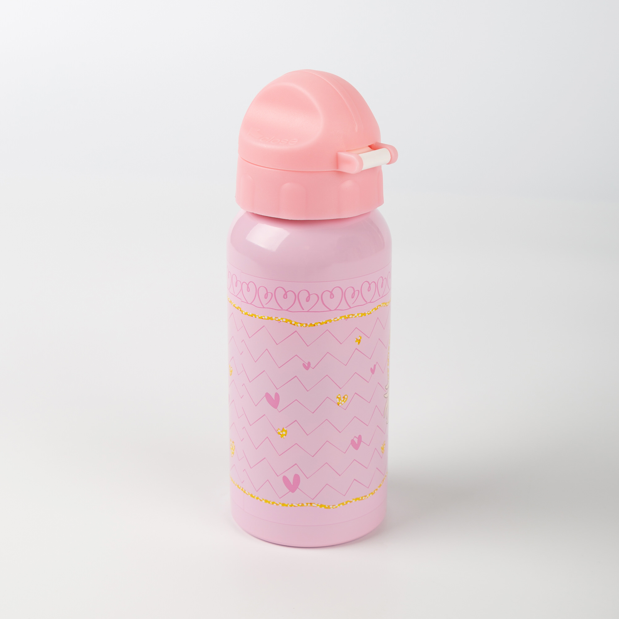 Kinder Edelstahl-Trinkflasche Pony Love
