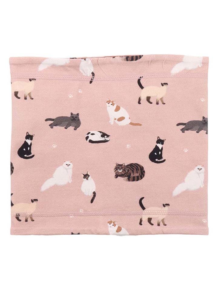 Walkiddy Wende-Loop-Schal in Rosa/ Hellbraun - (L)25 cm günstig kaufen onesize