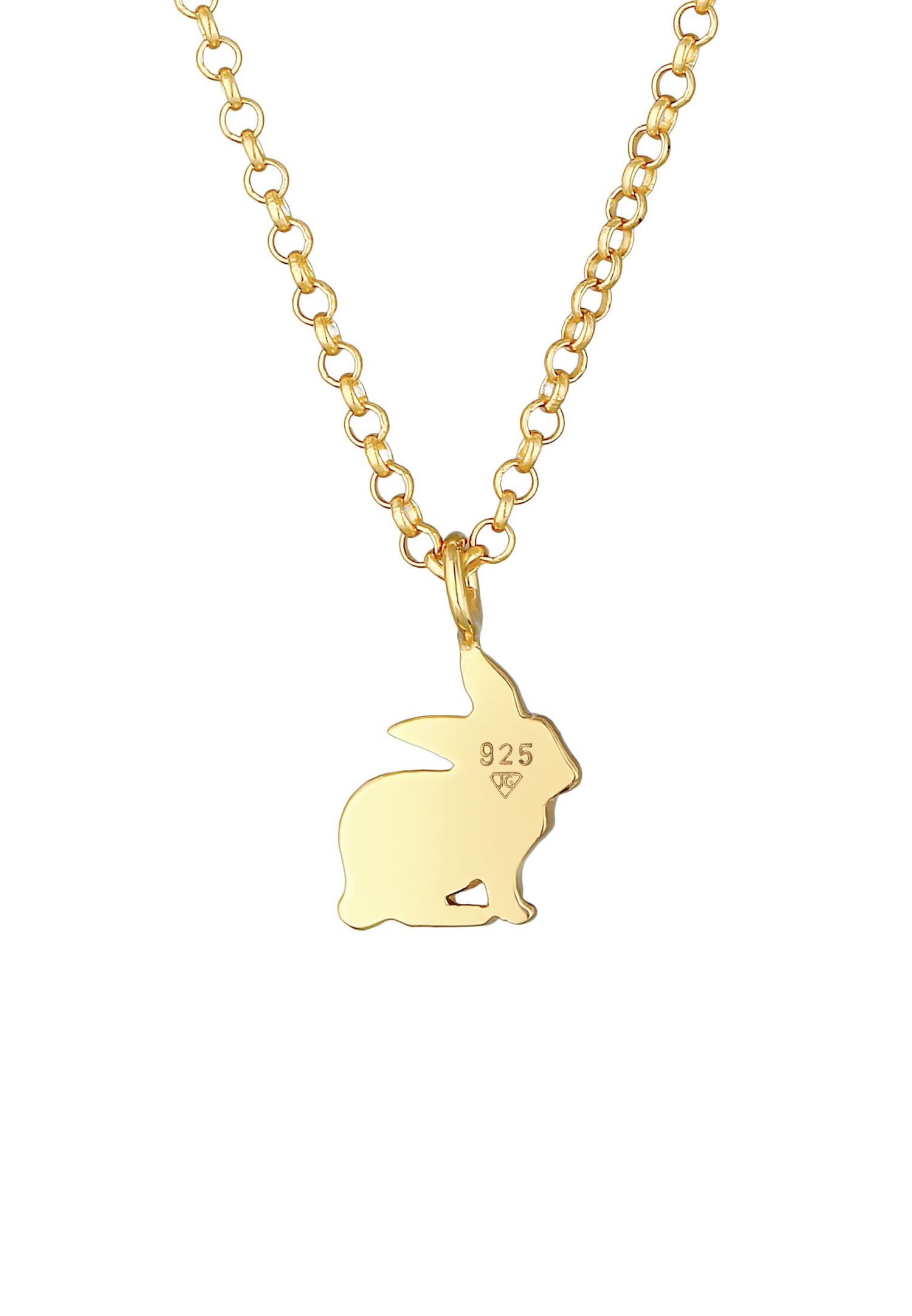 Ciondolo per bambini Elli, simpatico e giocoso coniglietto in argento sterling 925
