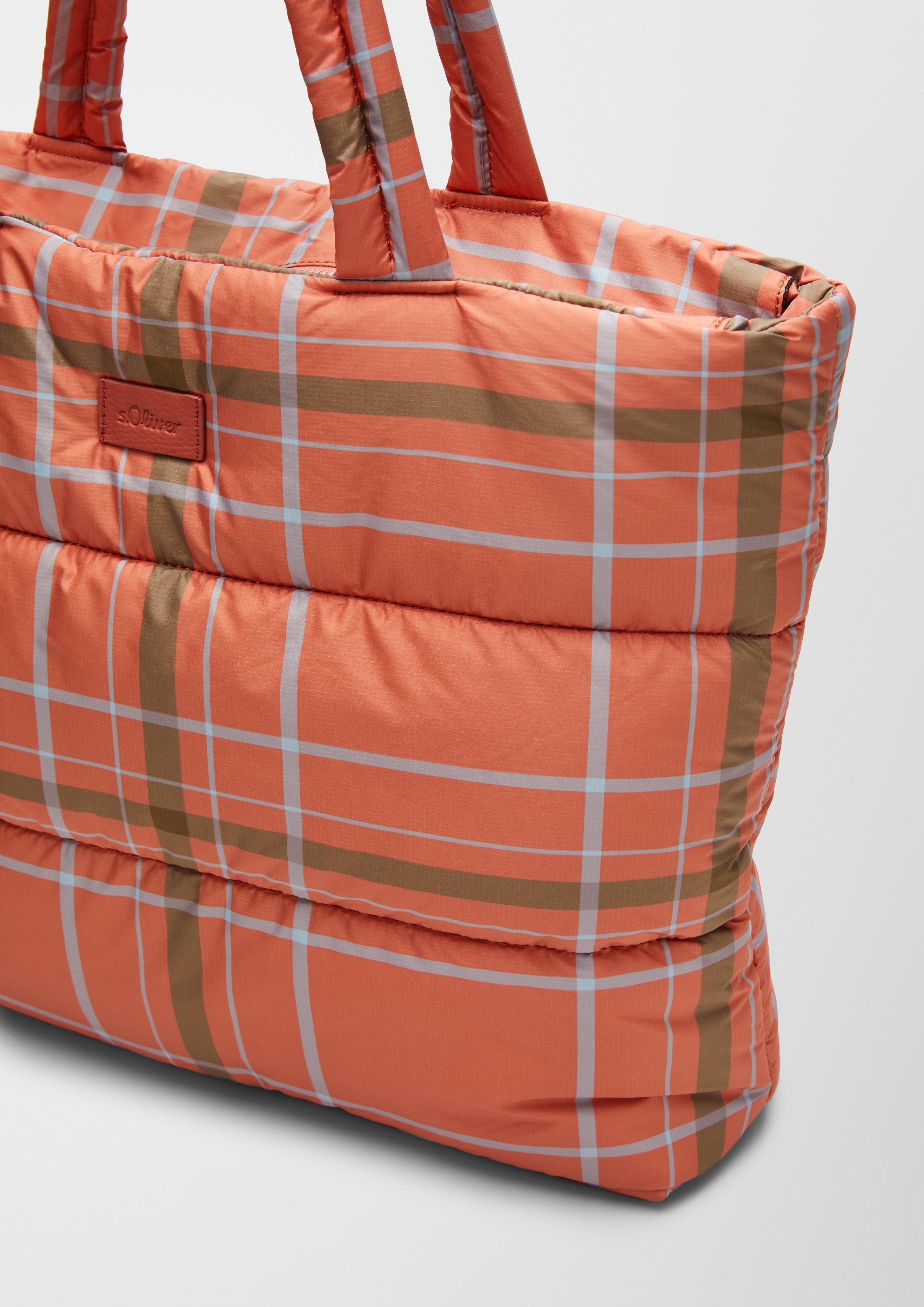 Shopper mit Karomuster  2130108-27N1