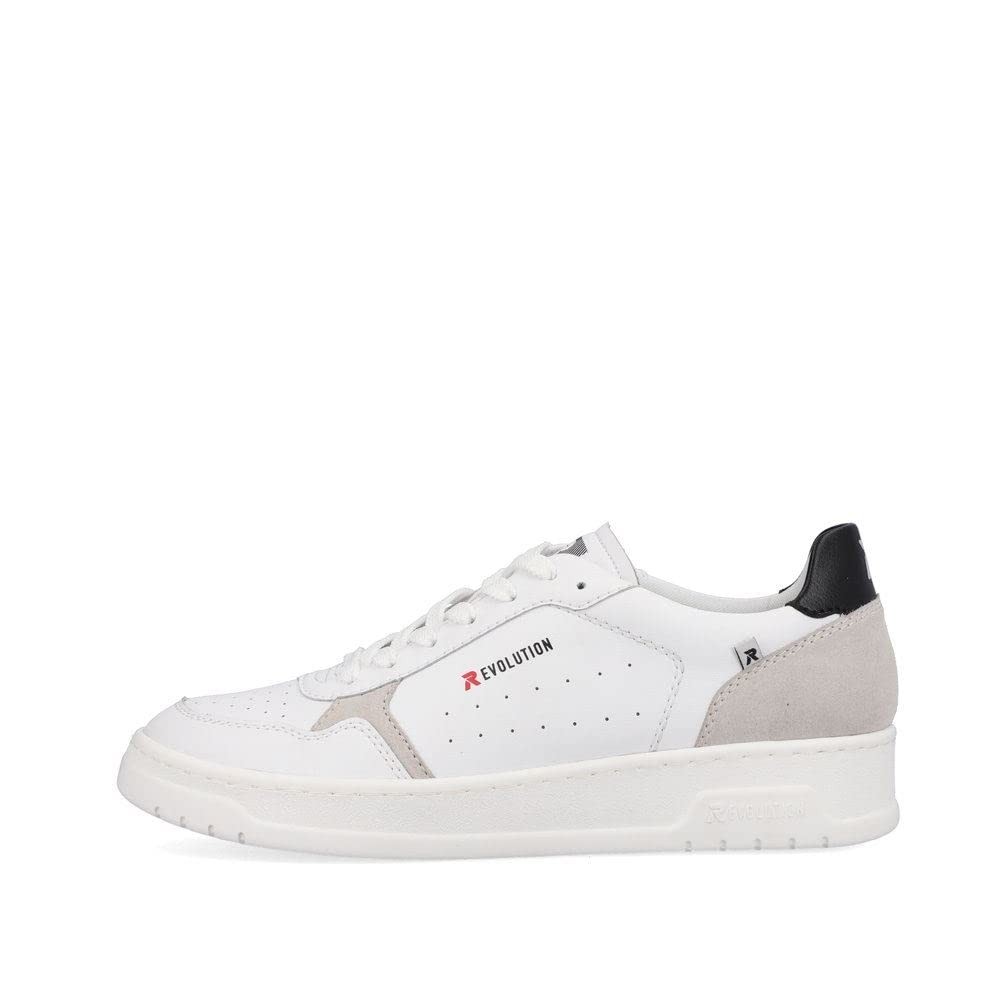 RIEKER Freizeit Schnürer weiss FSK Herren Halbschuhe
