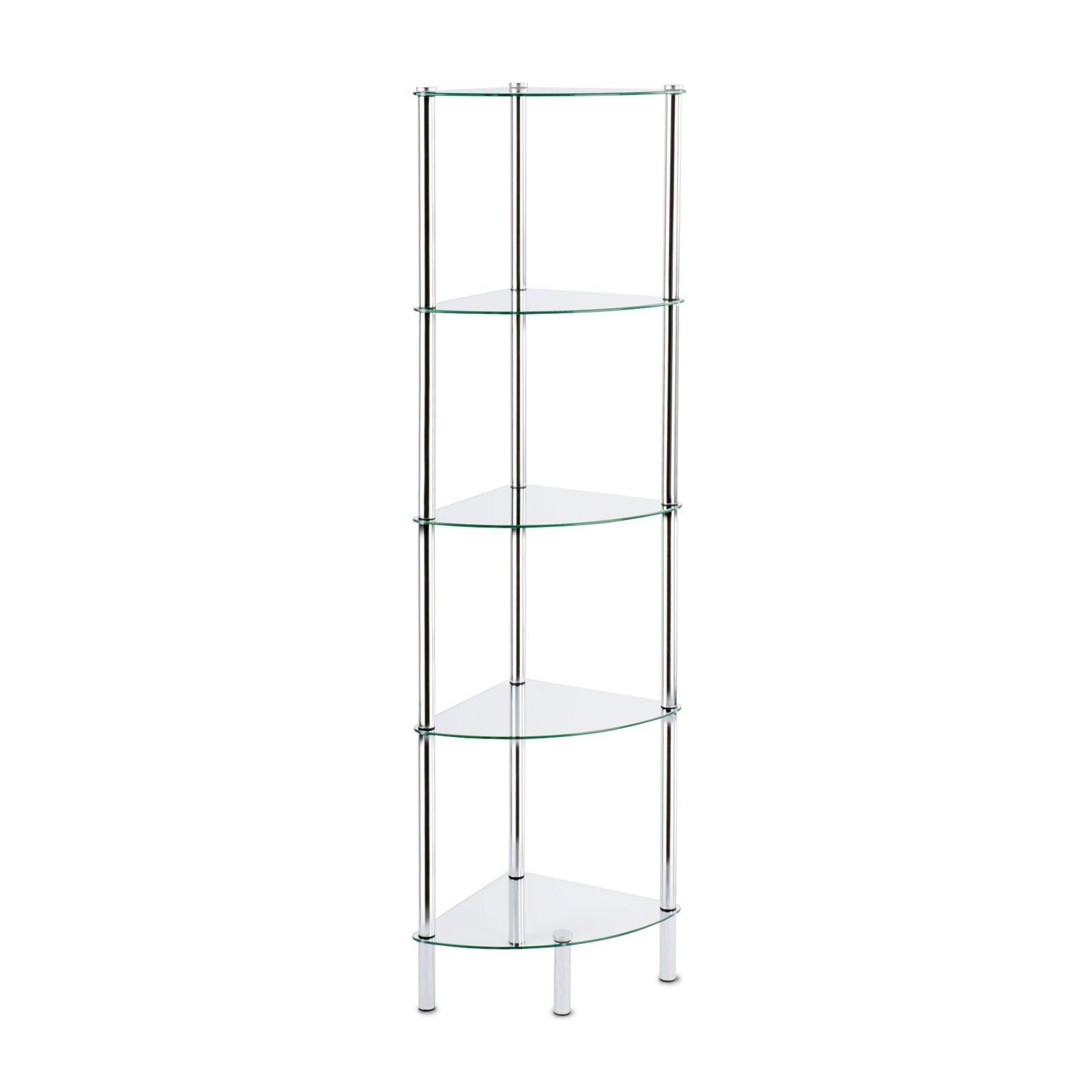 casa pura Eckregal Diana, Standregal, 30x30x134 cm, 5 Böden, ideal im Wohnzimmer