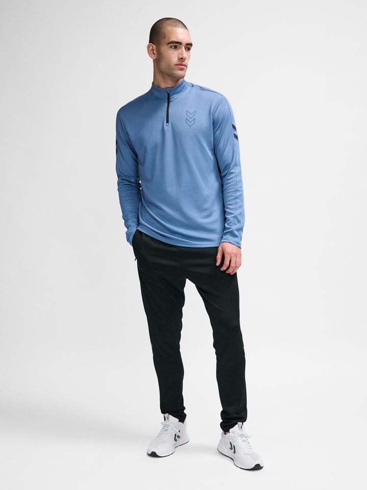 Hummel Hummel Halbreißverschluss Jacke Hmlactive Herren in CORONET BLUE günstig kaufen