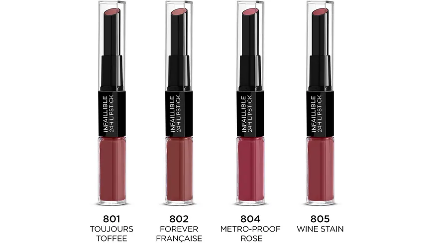 L'ORÉAL PARIS Lippenstift InfaillibleX3 5.7 ml 801 - Toujours Toffee