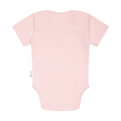 Body kurzarm GOTS, rosa