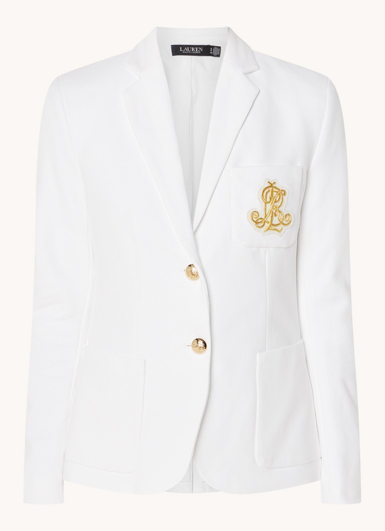 Ralph Lauren sako od pike pamuka s metalnim vezom logotipa