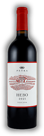 Petra, Hebo, Cabernet Sauvignon, Merlot, Sangiovese, Toscana IGT Rosso, Trocken, 2021, Toscana  Petra, Hebo, Cabernet Sauvignon, Merlot, Sangiovese, Toscana IGT Rosso, Trocken, 2021, Toscana   Jahrgang 2021 - 0,75	 Liter - Vol 14,0%
