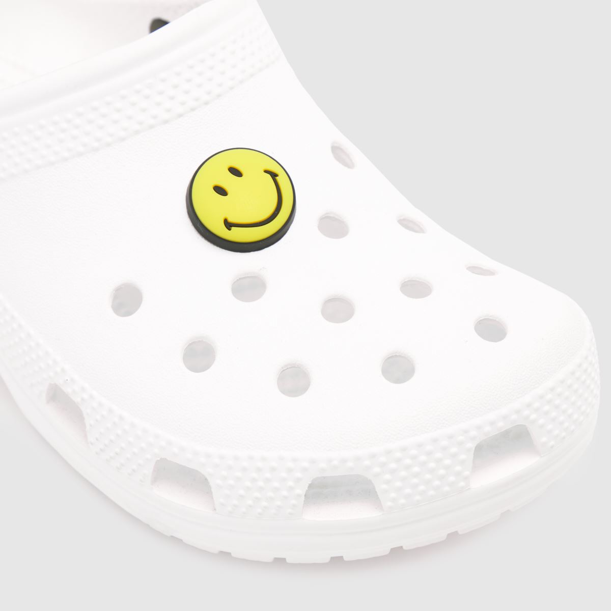 Crocs sárga jibbitz mosolygós márkaarca
