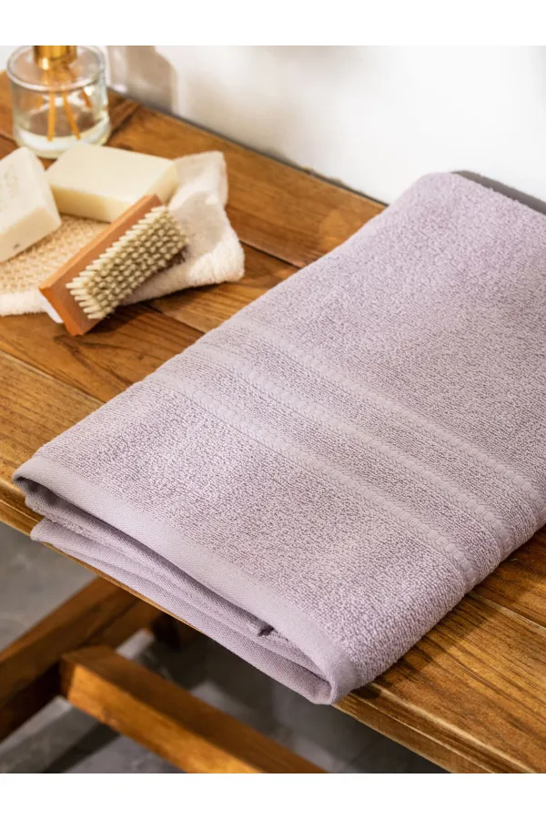 LC Waikiki  Einfarbiges Badetuch aus Baumwolle, 70 x 140 cm