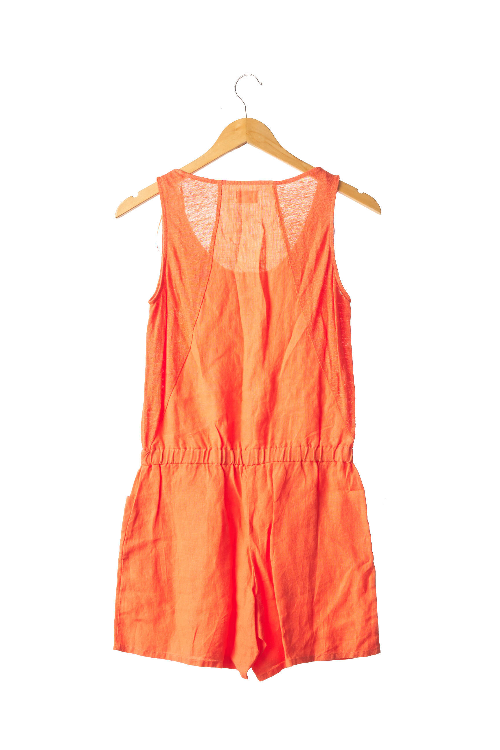 C Est Beau La Vie Combi Shorts Femme couleur orange