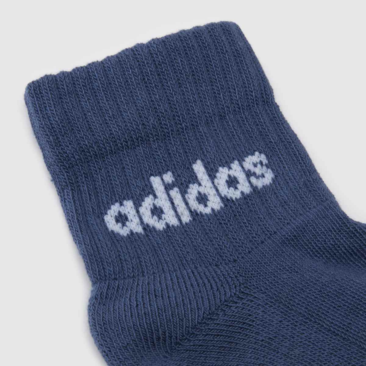 adidas multifärgade linjära ankelstrumpor för barn, 5-pack