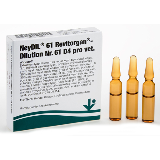 NEYDIL Nr.61 Revitorgan Dil.D 4 pro Ampullen vet.  5X2 ml  Ampullen