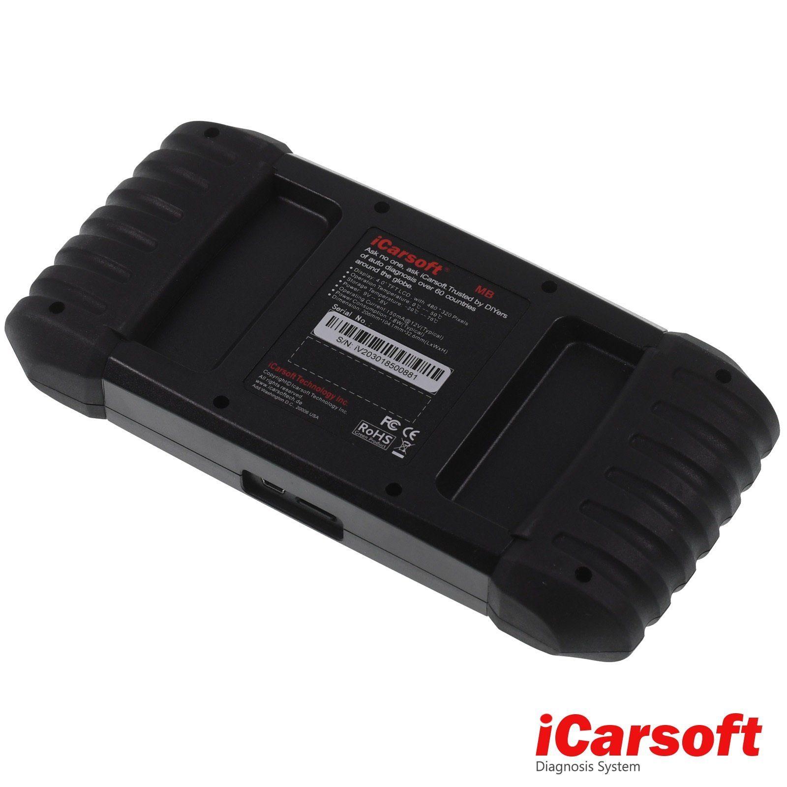 iCarsoft OBD2-Diagnosegerät MB V3.0 Auslesen, Wartung und Service für Mercedes, Sprinter, Smart
