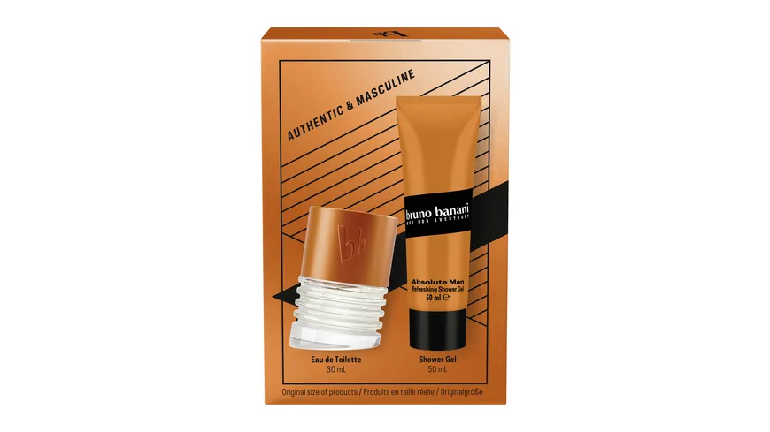 bruno banani Absoloute Man Eau de Toilette + Duschgel Geschenkpackung