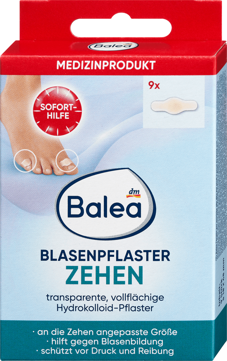 Blasenpflaster Zehen, 9 St