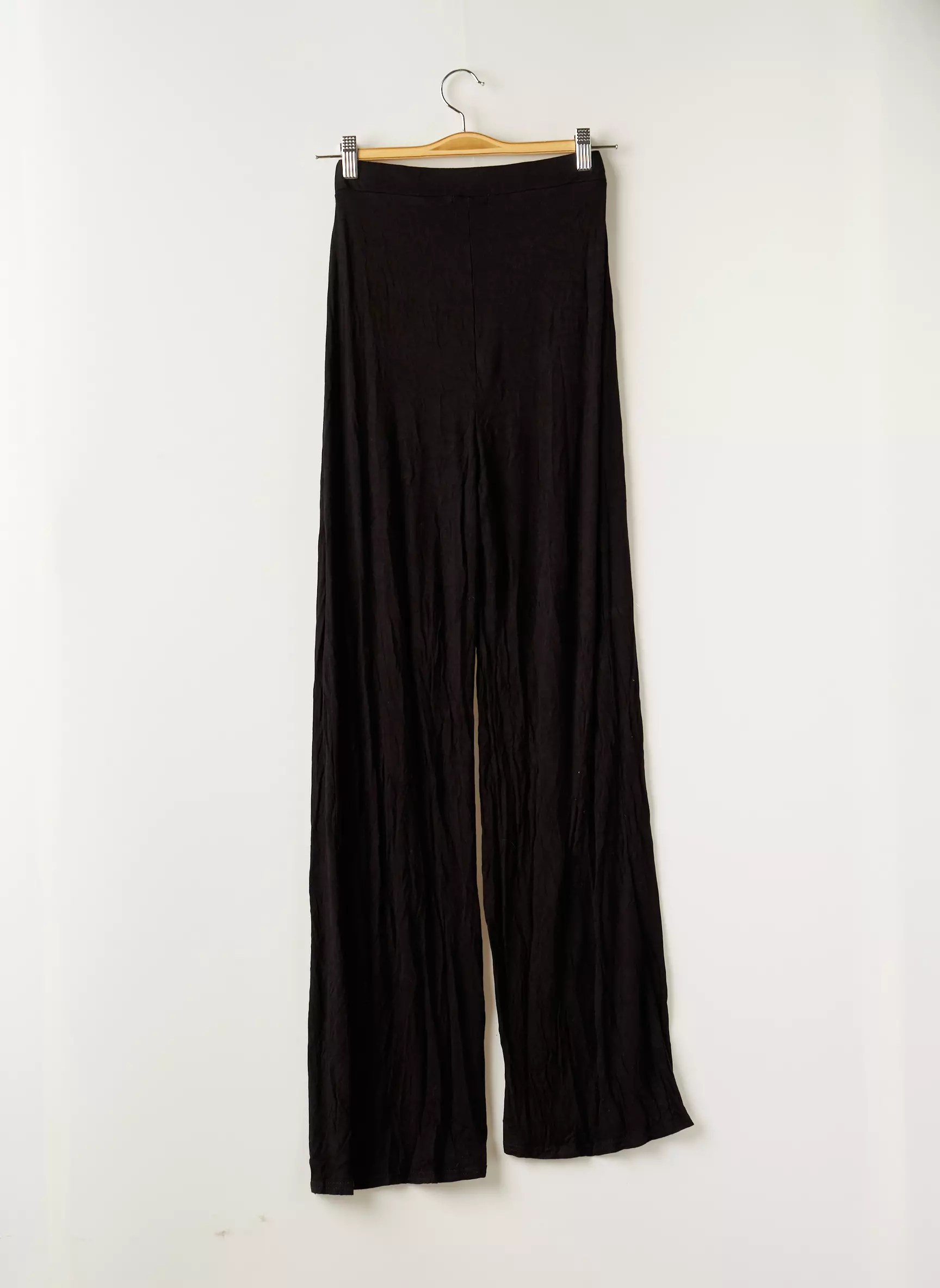Nasty Gal Pantalons Larges Femme couleur noir