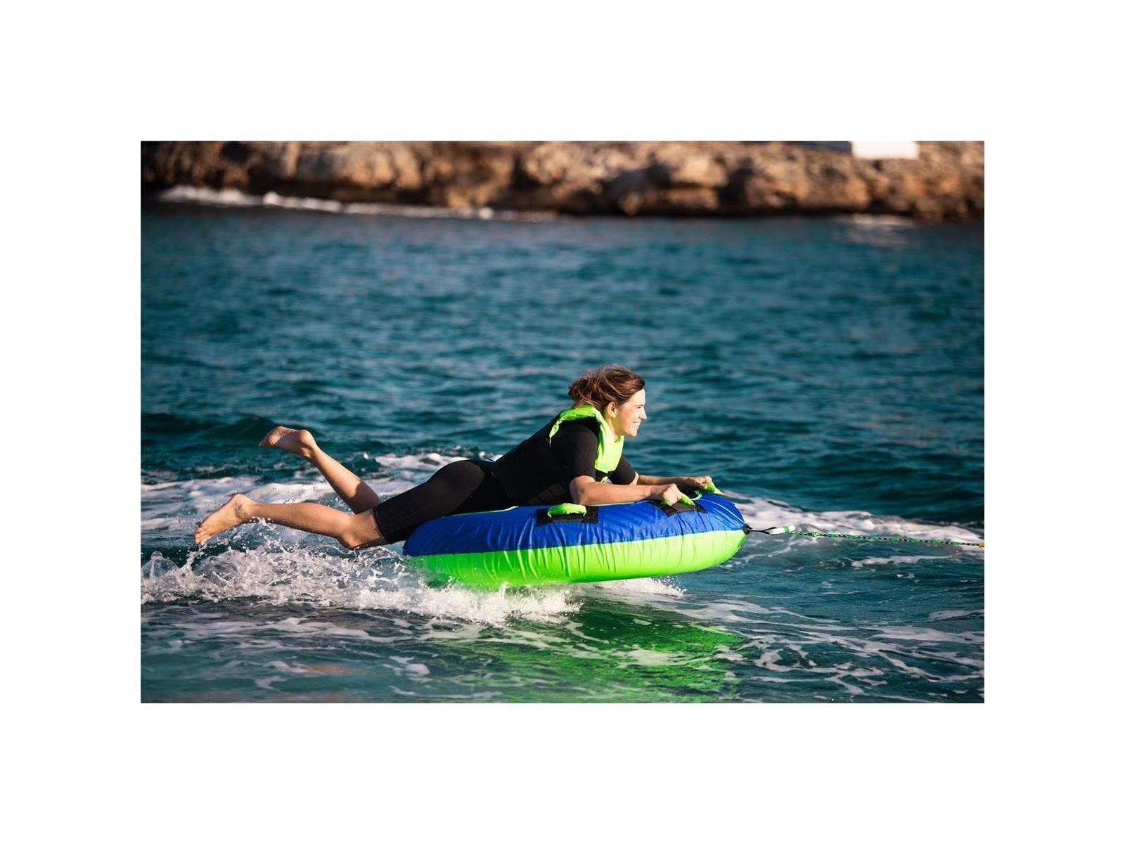 Jobe Inflatable SUP-Board Jobe Breeze Funtube 1 Person inkl. Elektrische Pumpe und Seil, SUP, (Set), 1 Person,4 Griffe
