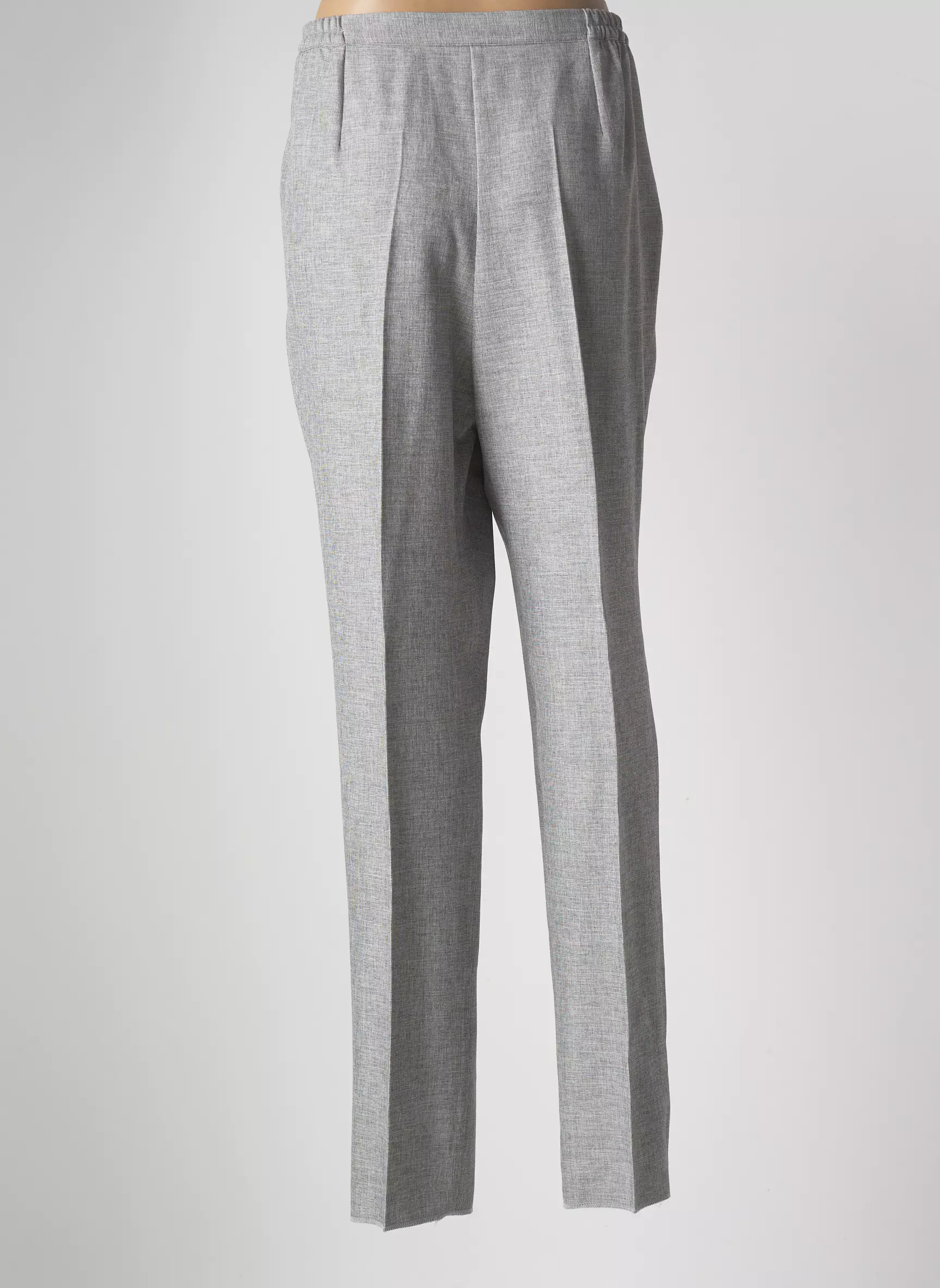 Gevana Pantalons Droits Femme couleur gris