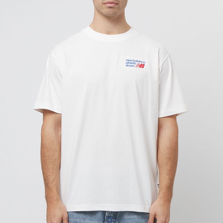 New Balance Athletics Premium Logo Relaxed Tee sea salt