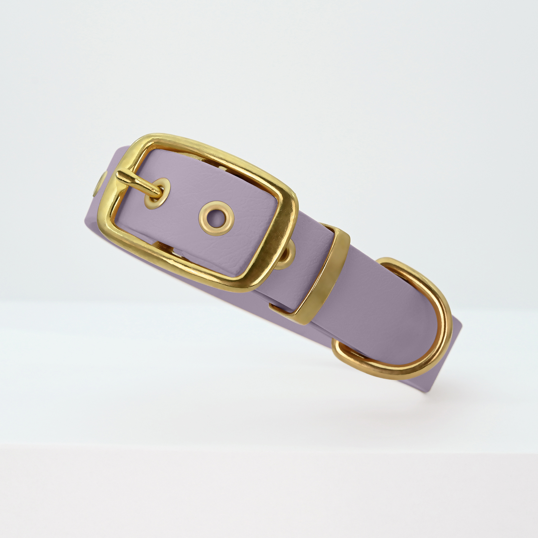 THE DOG IDEA Hundehalsbänder THE DOG IDEA Biothane Halsband Gold Lavendel XXL