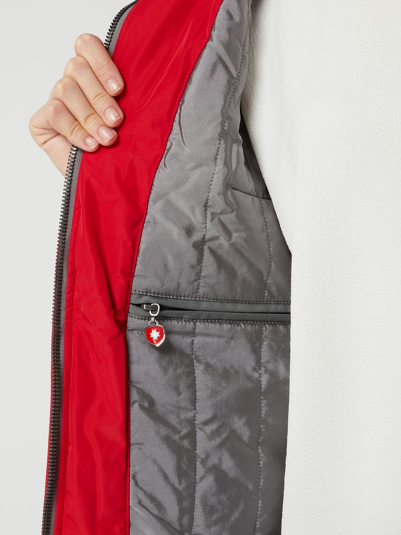 Jacke mit Label-Detail Modell 'STOCKHOLM' in rot
