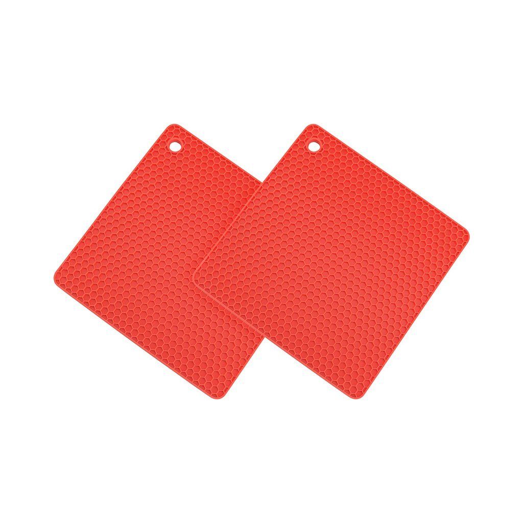 Kochblume Topflappen Waben-Untersetzer, (Spar-Set, 2-tlg), Hitzebeständig bis 230°
