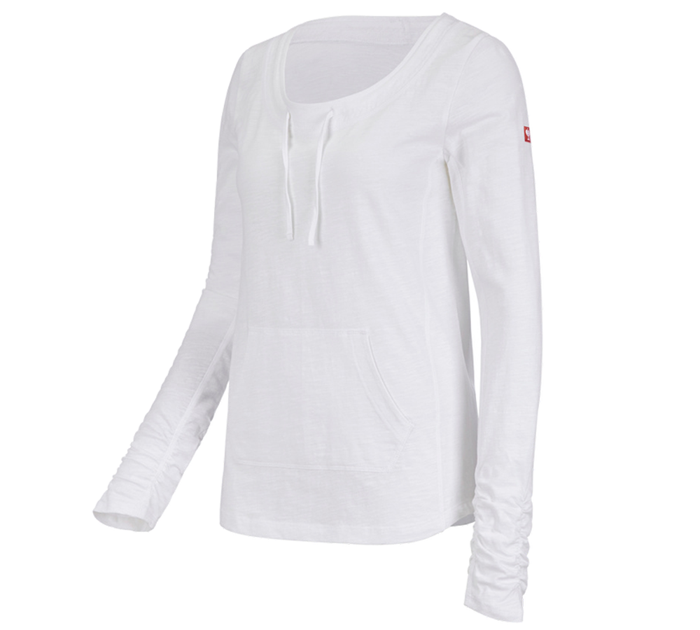 e.s. Longsleeve cotton slub, Damen