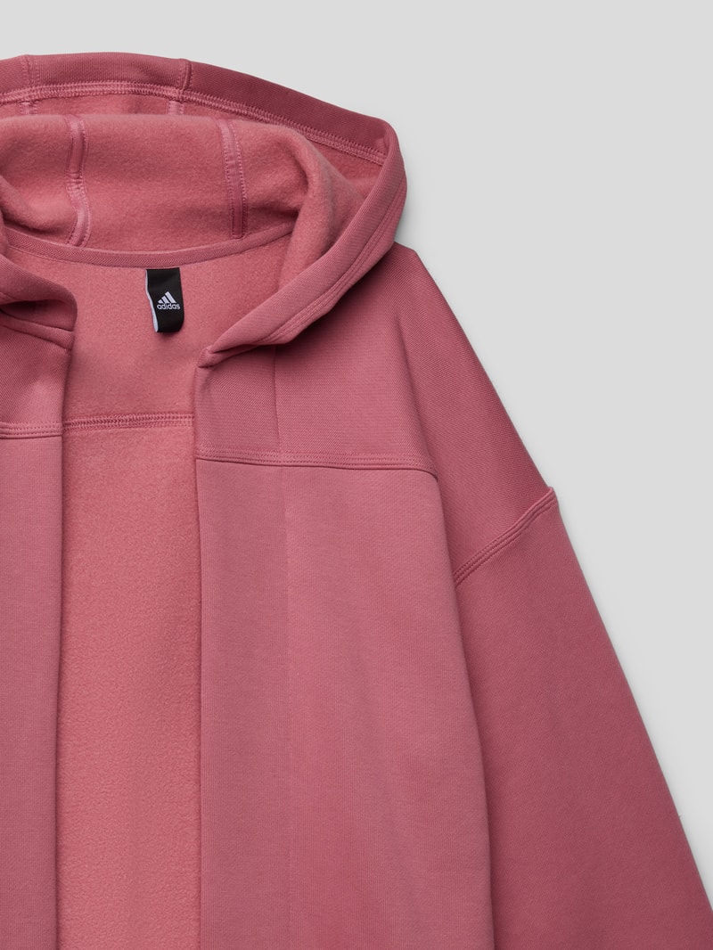 Jacke mit Kapuze in altrosa