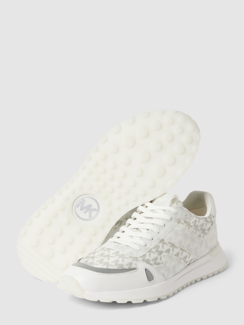 Sneaker mit Allover-Muster Modell 'MILES' in orange