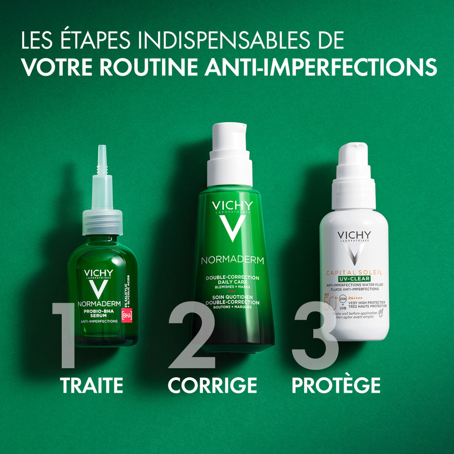 Vichy Capital Soleil UV-Clear SPF50+ Fluide Anti-Imperfections 40 ml